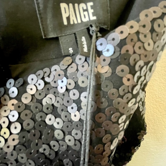 PAIGE black sequin mini skirt - Picture 4 of 4